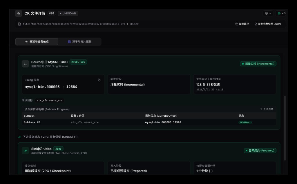 CK 文件详情：Binlog 位点与延迟