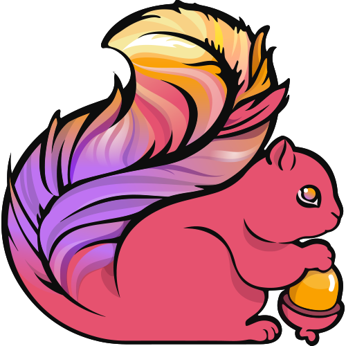 Apache Flink Squirrel Mascot Logo